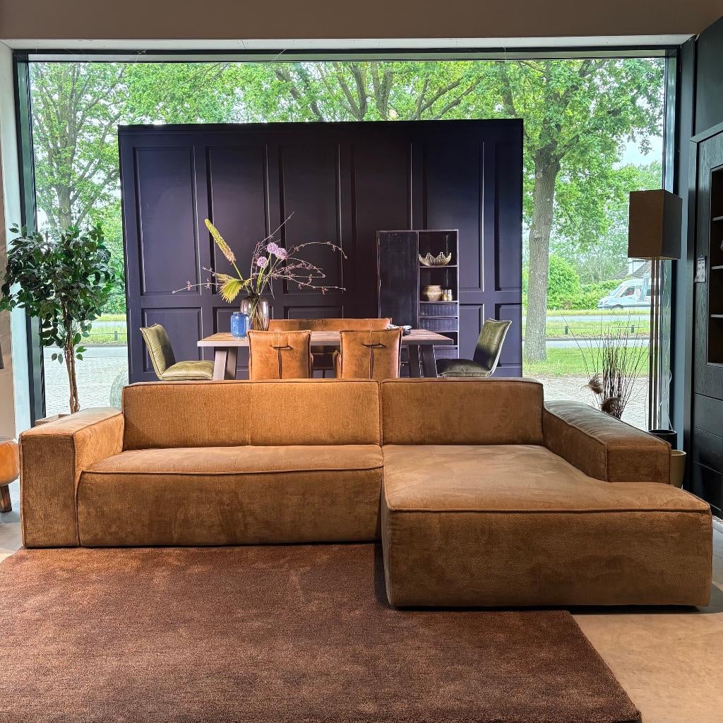 Hoekbank taupe japandi stijl 302x190cm, Huis en Inrichting, Banken | Bankstellen, Ophalen, Japandi, Hoekbank, 300 cm of meer