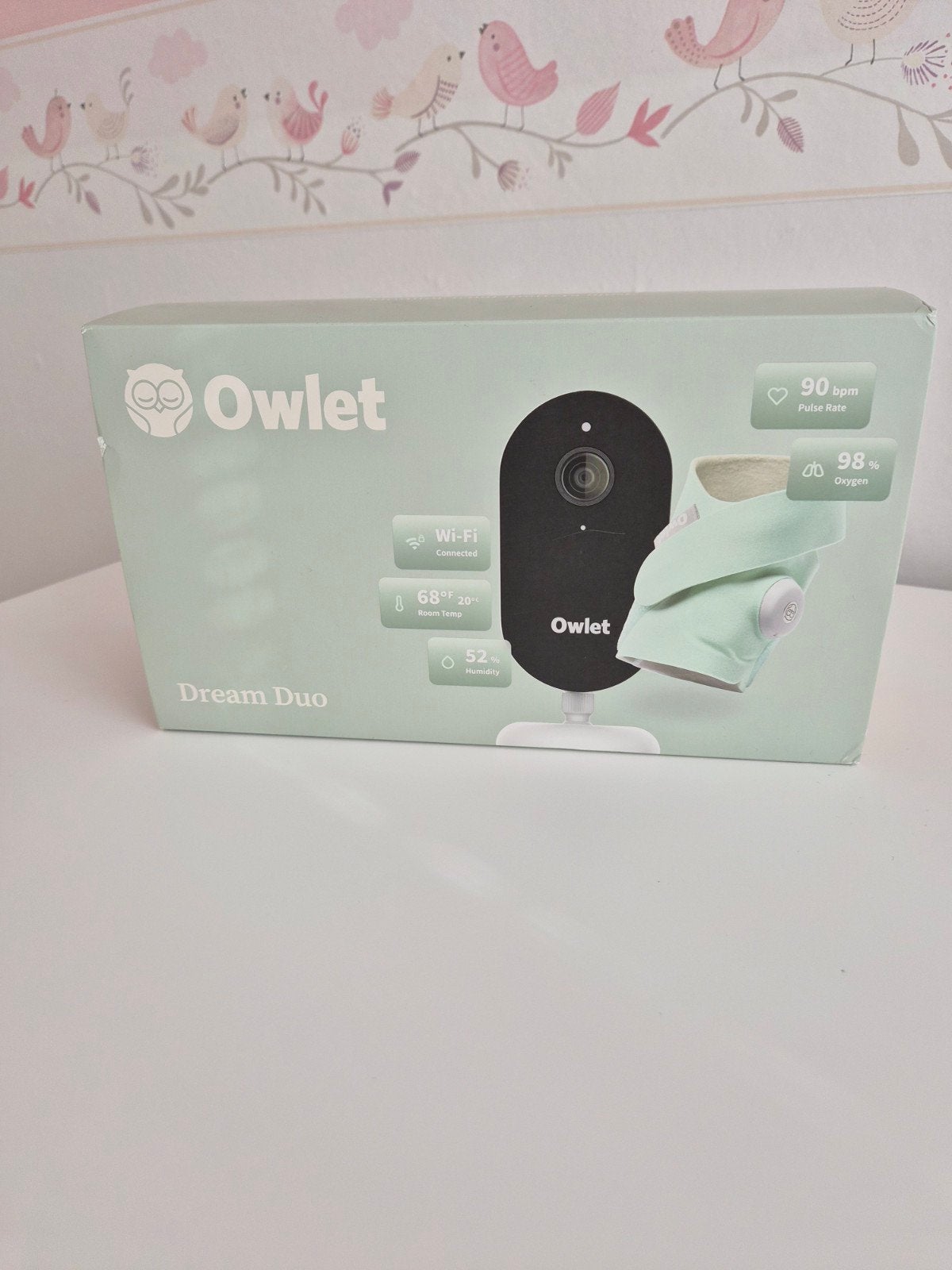 Owlet Dream Duo Babyfoon met Camera HD en Baby Monitor, Ophalen, Zo goed als nieuw, Camera