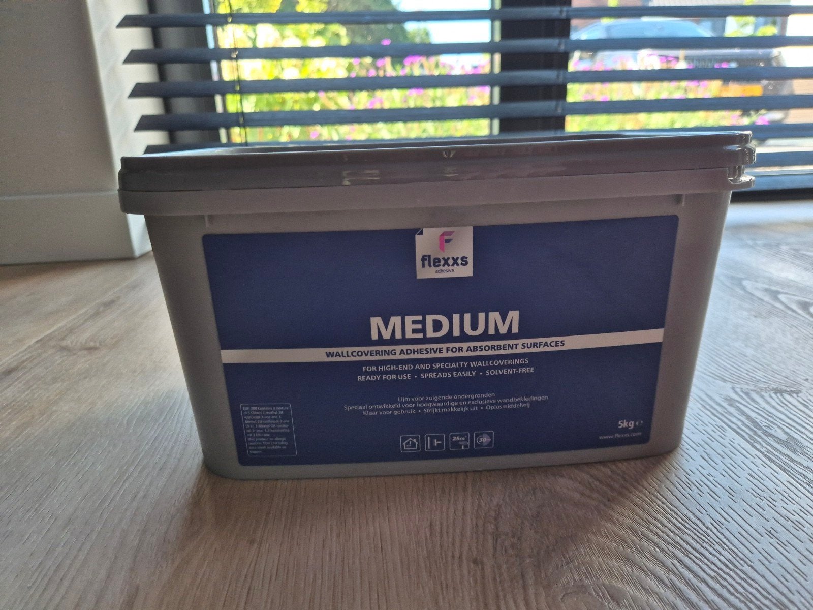 Flexxs Medium Behanglijm - 5kg, Ophalen, 5 tot 10 liter, Wit, Verf
