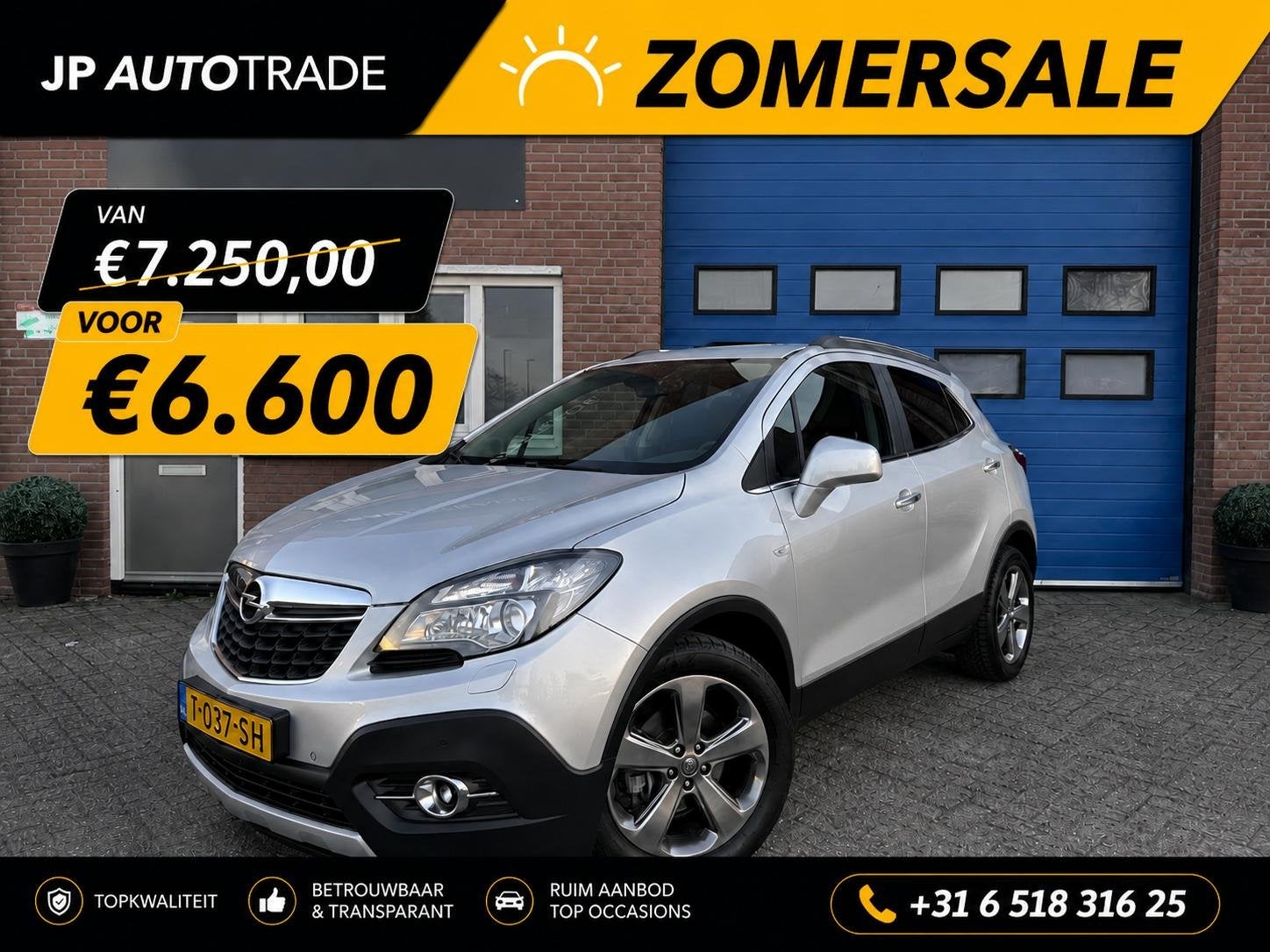 Opel Mokka 1.4 T Cosmo 4x4 | Nav | Leer | Led | Fietsdrager, Stof, Gebruikt, Euro 6, 4 cilinders