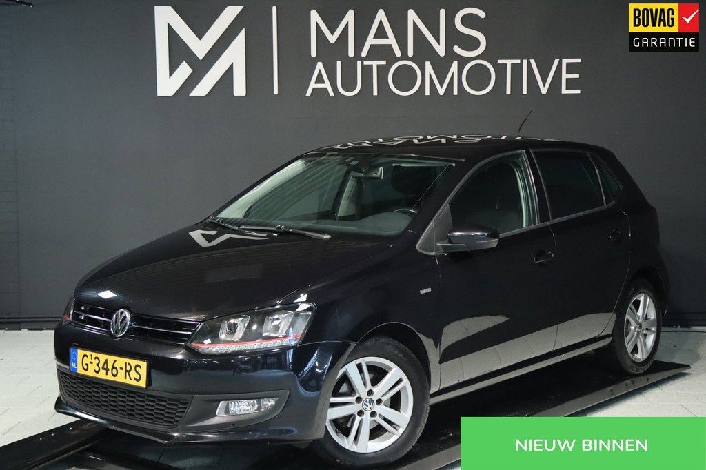Volkswagen Polo 1.2-12V BlueMotion / CRUISE / CLIMA / INRUIL, Auto's, Voorwielaandrijving, Euro 5, 1198 cc, Zwart