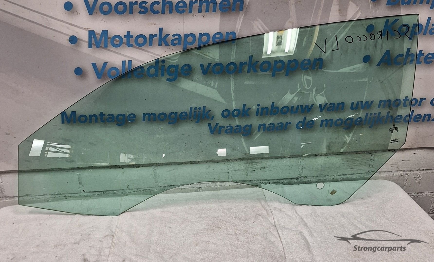 VW Scirocco 3 ruit raam portierruit links 1K8845201A, Gebruikt, -, Volkswagen, -