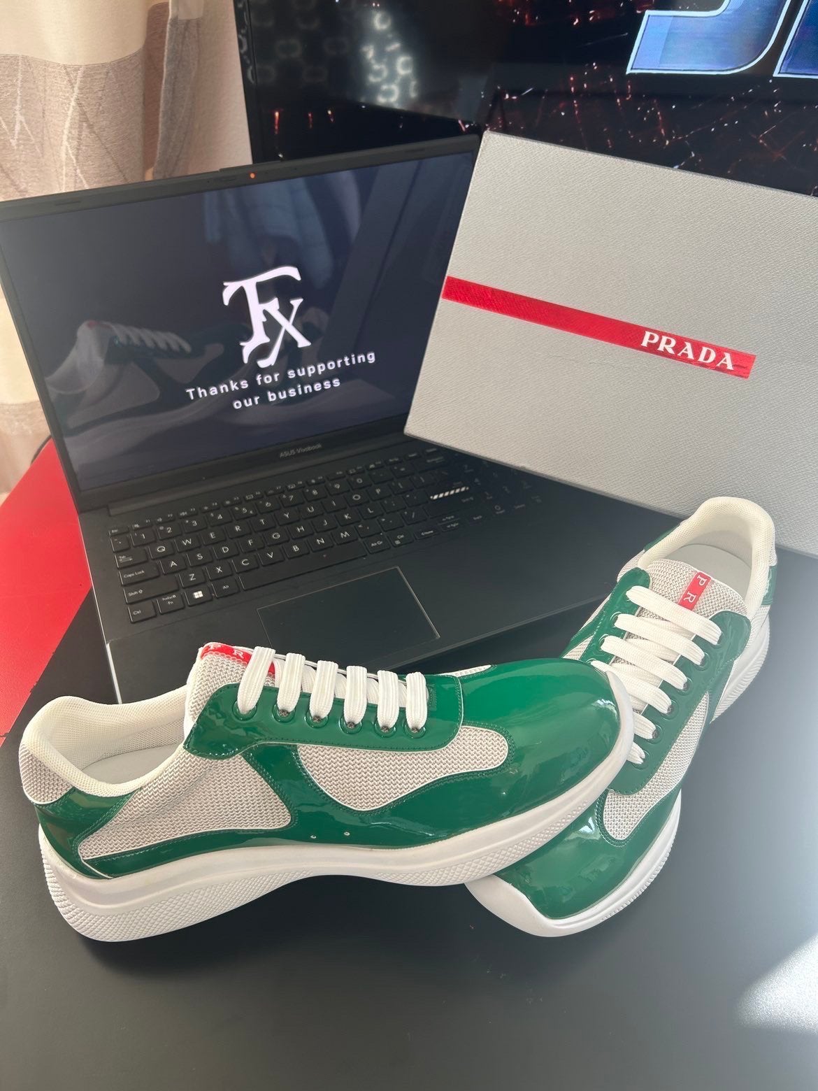 Prada cups herenschoenen - NIEUW, Overige kleuren, Nieuw, Ophalen of Verzenden, Sneakers of Gympen
