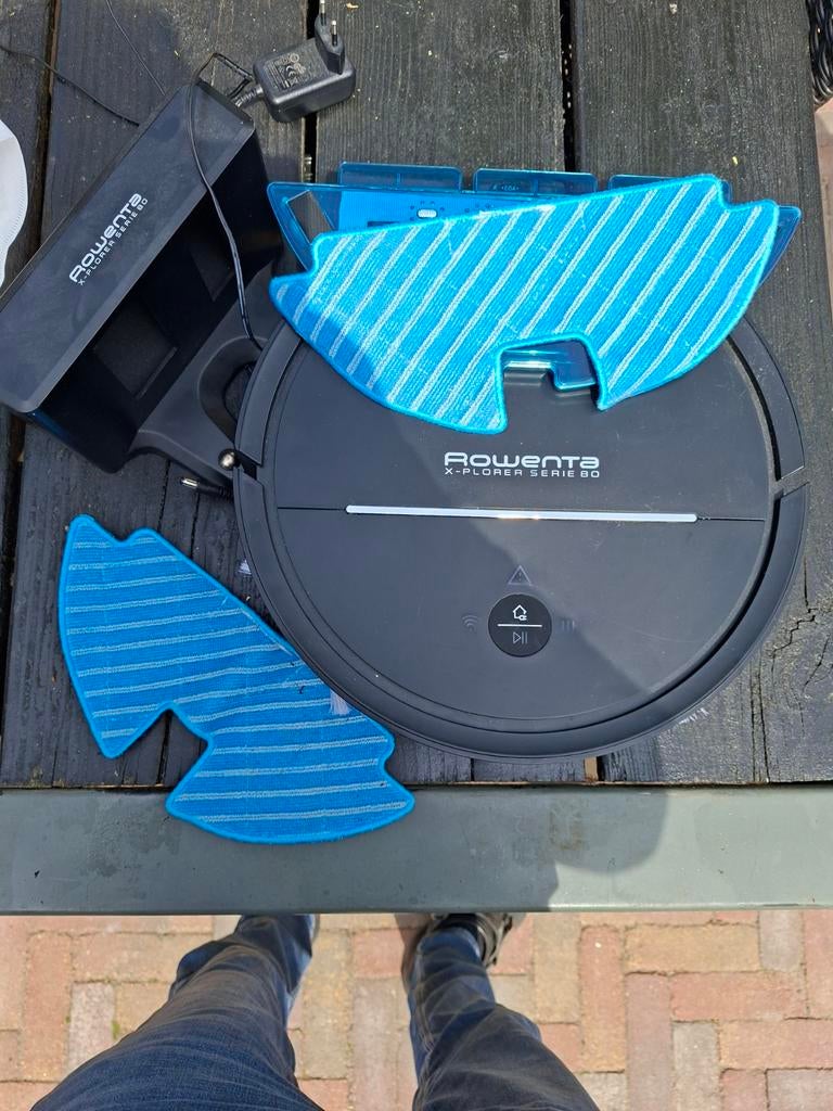 Rowenta X-Plorer Serie 80 Robotstofzuiger met Dweilfunctie, Witgoed en Apparatuur, Stofzuigers, Rowenta, Draadloos, Ophalen of Verzenden