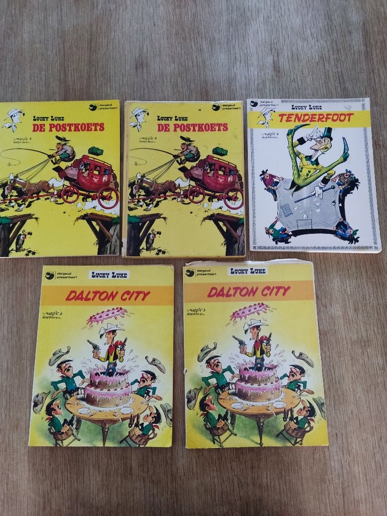 Div. Lucky Luke (Depuis), Boeken, Meerdere stripboeken, Ophalen of Verzenden, Gelezen, Morris & Goscinny