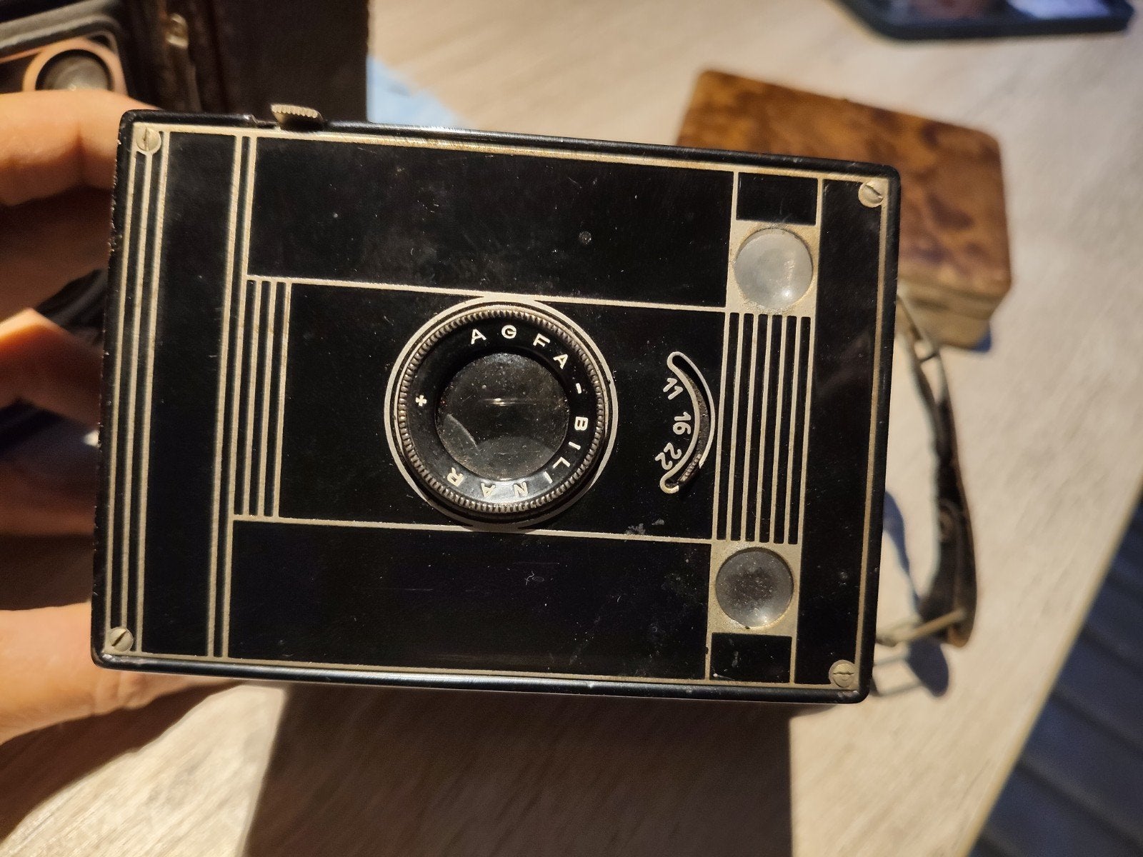 Vintage Agfa Bilinar opvouwbare camera, Ophalen of Verzenden