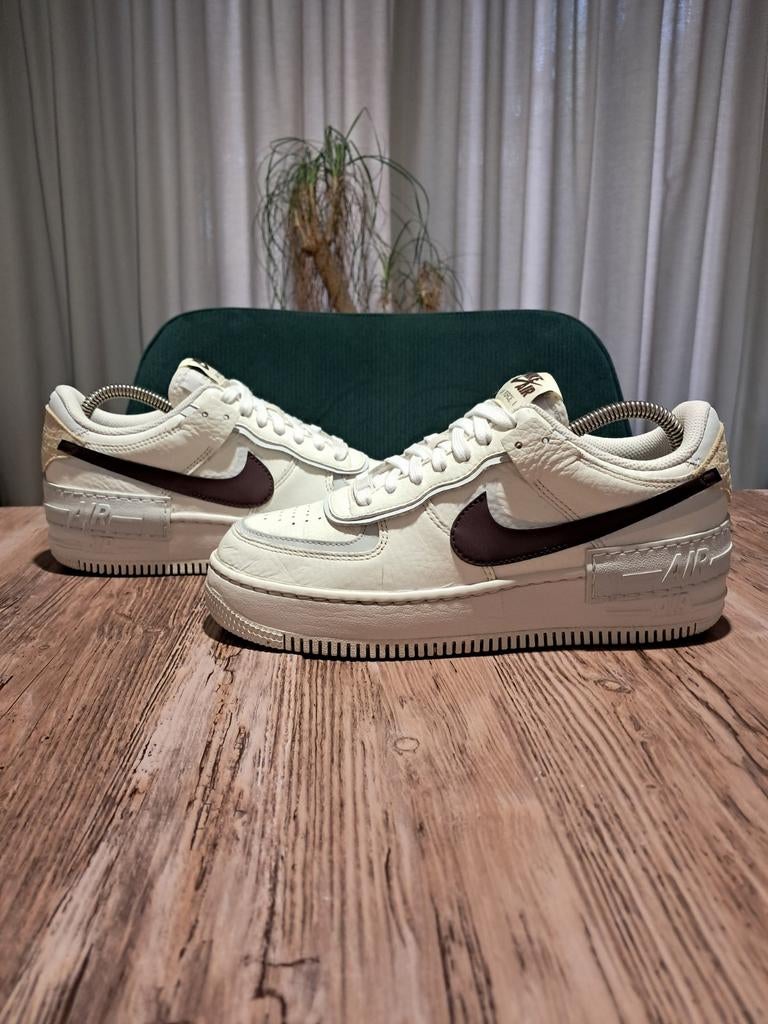 Nike Air Force 1 Shadow Premium 'Earth Python' Size 39, Kleding | Dames, Schoenen, Wit, Nike, Ophalen of Verzenden, Zo goed als nieuw