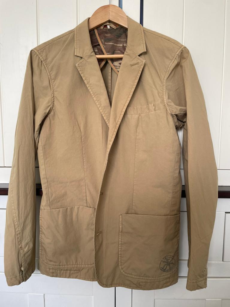 Scotch&Soda jasje mt S, Ophalen, Nieuw, Maat 46 (S) of kleiner, Beige
