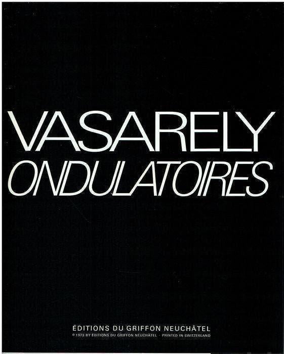 Victor Vasarely ONDULATOIRES  Portfolio, Verzenden