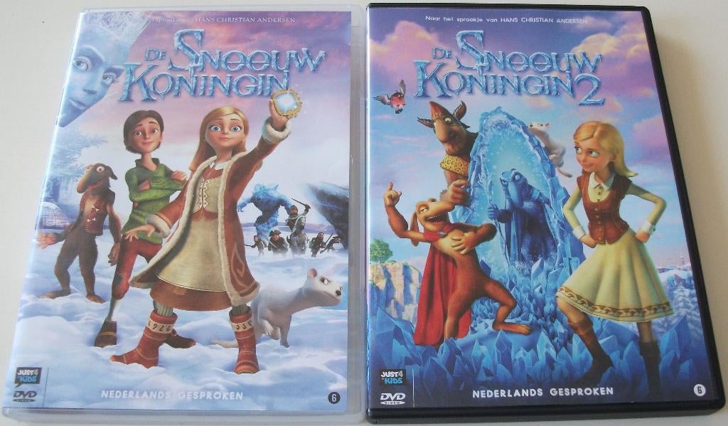 Dvd *** SNEEUW KONINGIN *** 2 stuks, Avontuur, Gebruikt, Ophalen of Verzenden, Vanaf 6 jaar