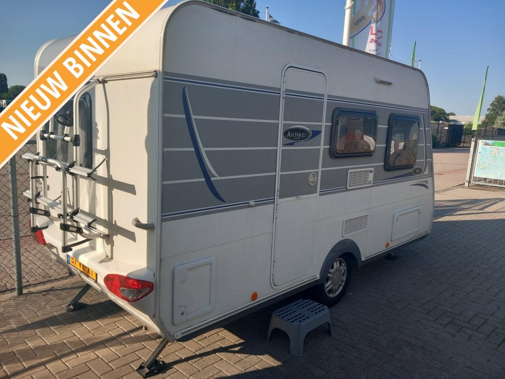 Caravelair Antares Luxe 390 Voortent, Caravans en Kamperen, Caravans, Bedrijf, Treinzit, Caravelair, Dwarsbed