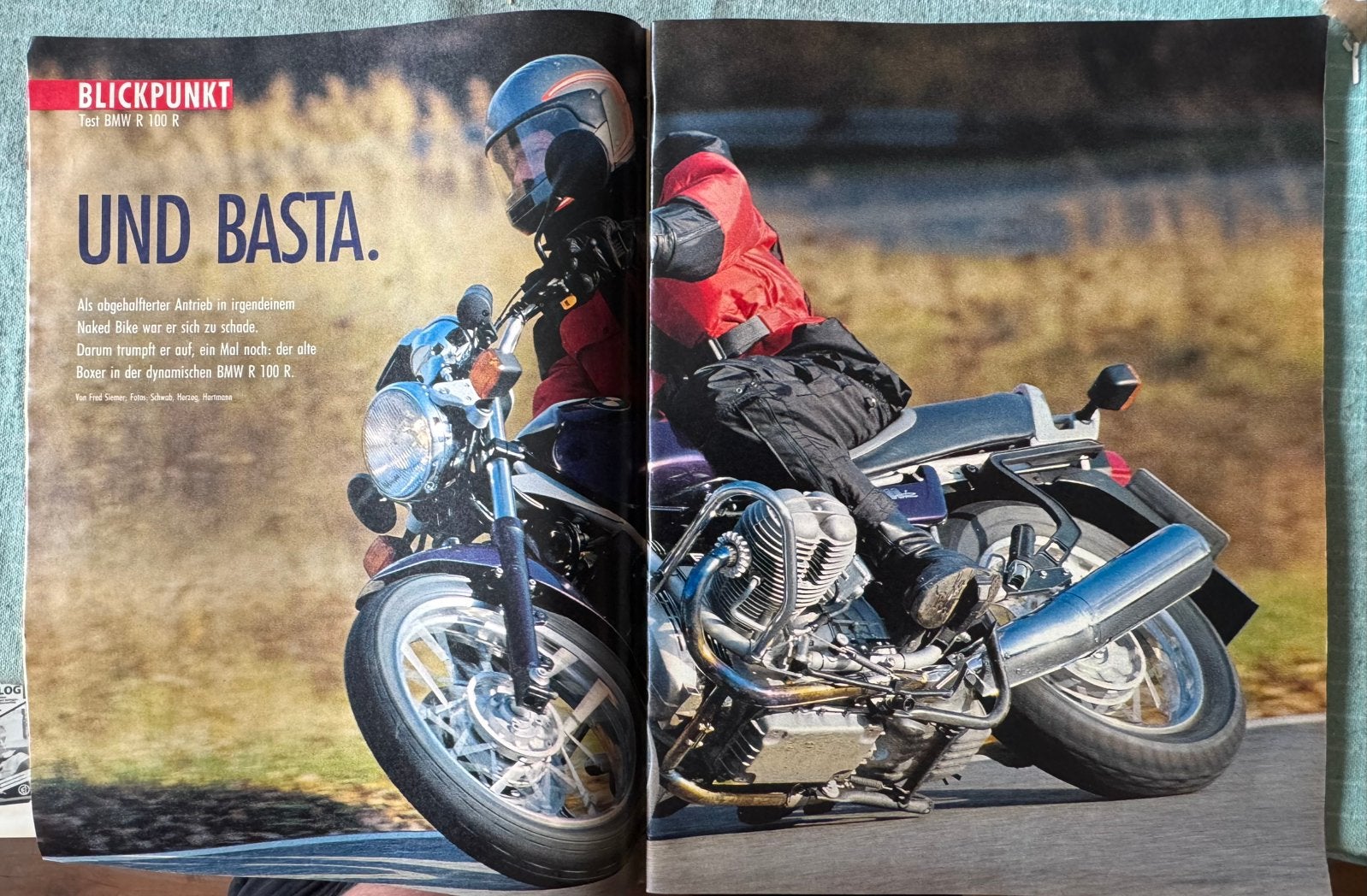 Test 1991 BMW R100R, Verzenden, Zo goed als nieuw, Motoren