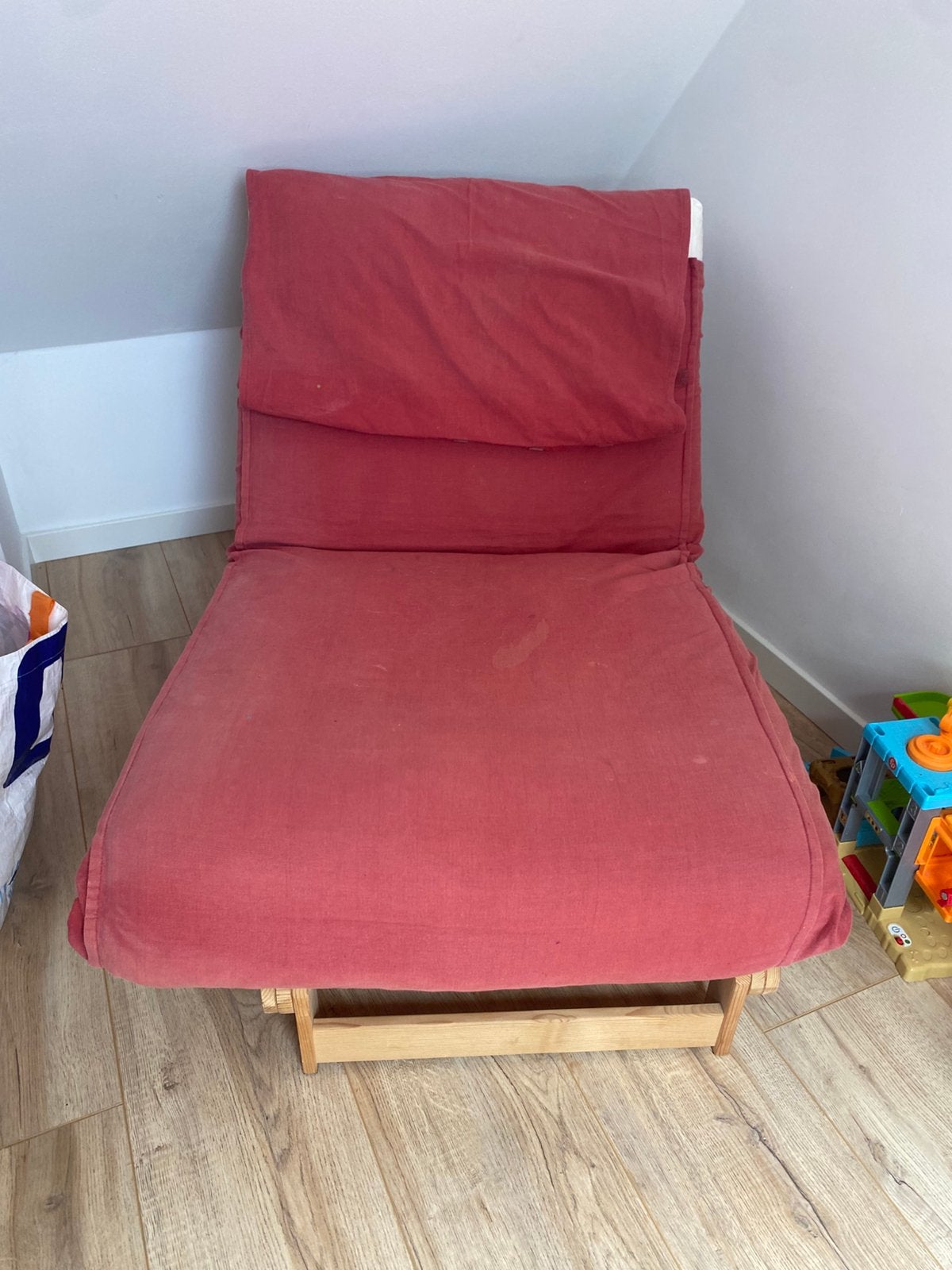 Slaapbank munkarp fliken ikea, Ophalen, Gebruikt, 200 cm, Overige kleuren