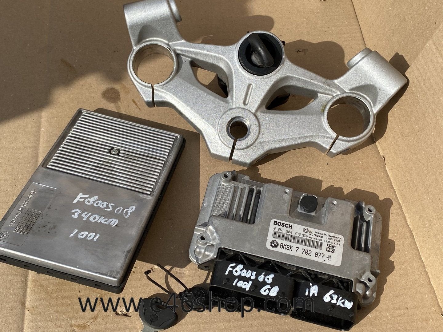 BMW F800 ECU SLEUTEL SET OEM 13617702077, Gebruikt, -, -, Ophalen of Verzenden