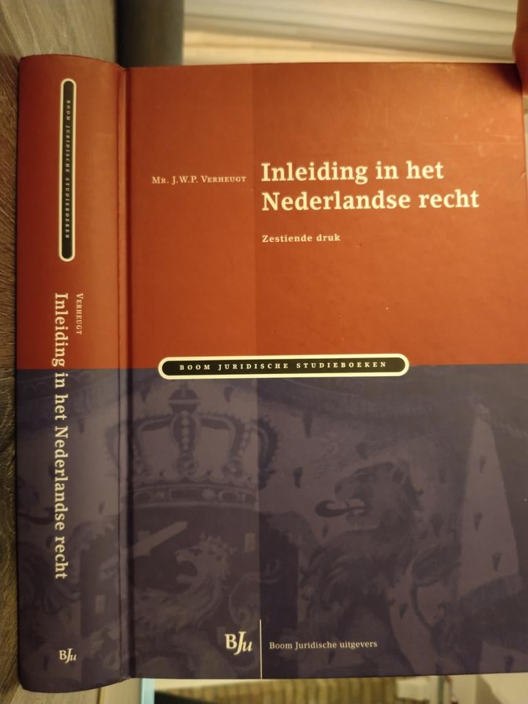 Inleiding in het Nederlandse Recht - J.W.P. Verheugt -16e dr, Boeken, Sociale wetenschap, Ophalen of Verzenden, Zo goed als nieuw
