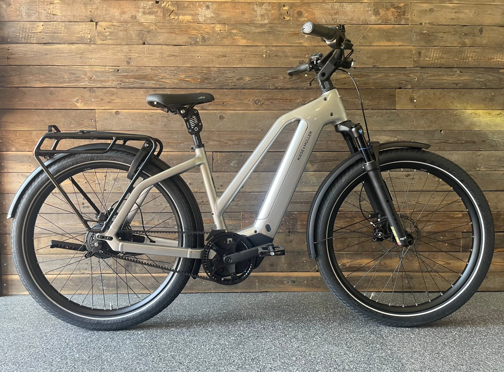 Riese & Muller Charger5 Mixte vario 27.5 inch 45 cm Enviolo, Versnellingen, Nieuw, Minder dan 47 cm, Schijfrem