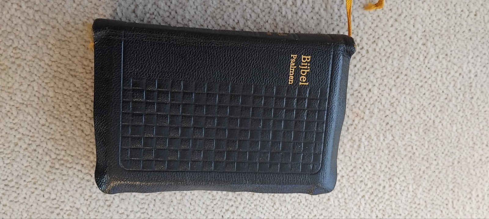 Bijbel Psalmen met leren kaft, Ophalen of Verzenden, Onbekend