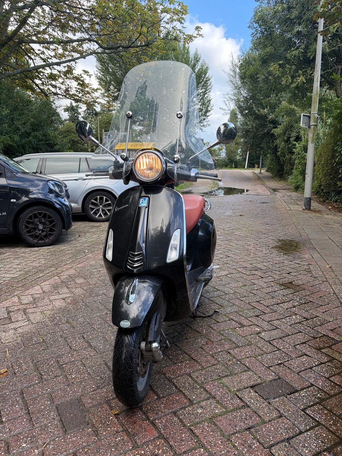 Vespa Primavera 2017 2-takt bromscooter, Ophalen, Tweetakt, Gebruikt, Overige modellen