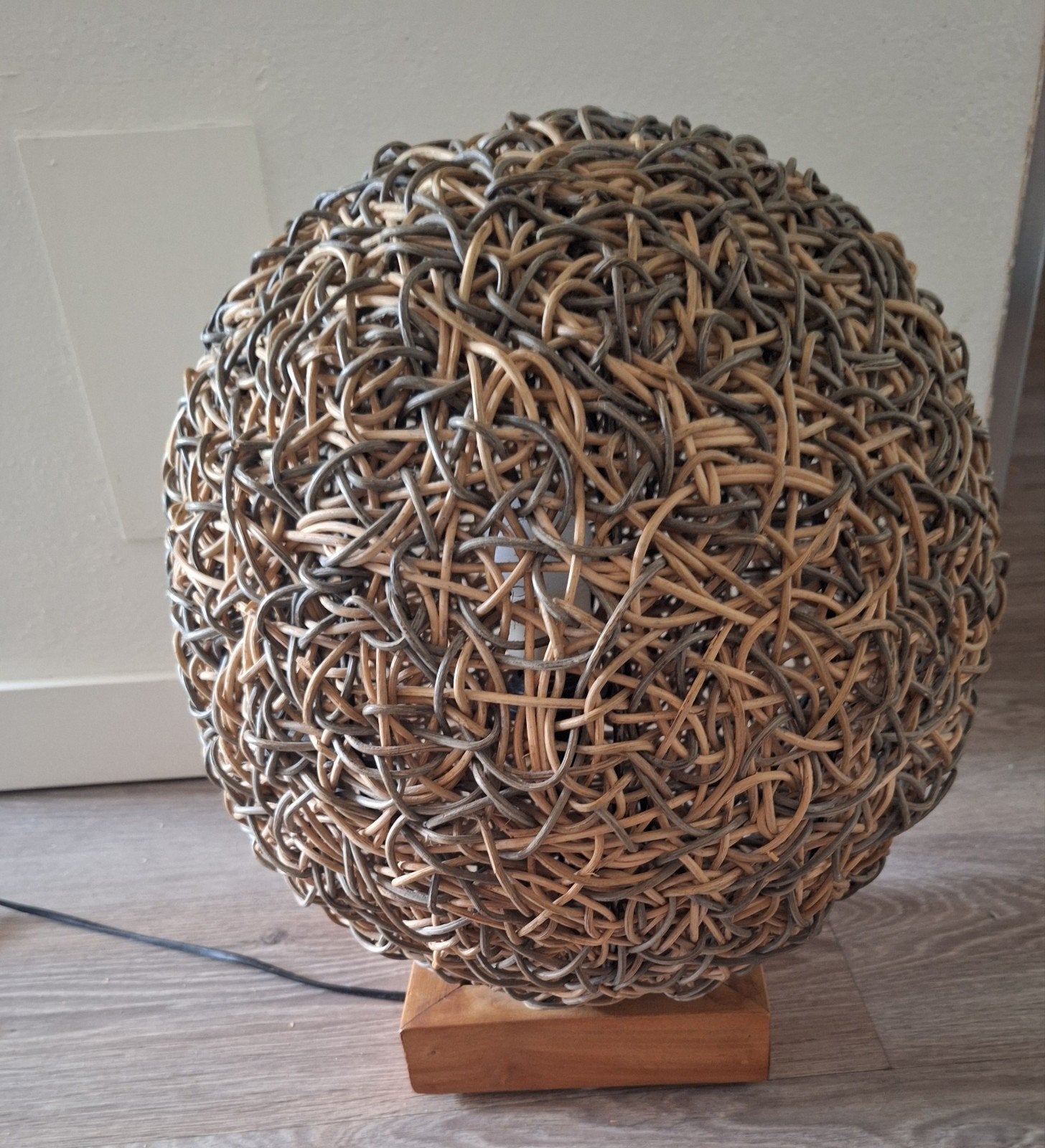 rotanlamp, Huis en Inrichting, Ophalen, Zo goed als nieuw