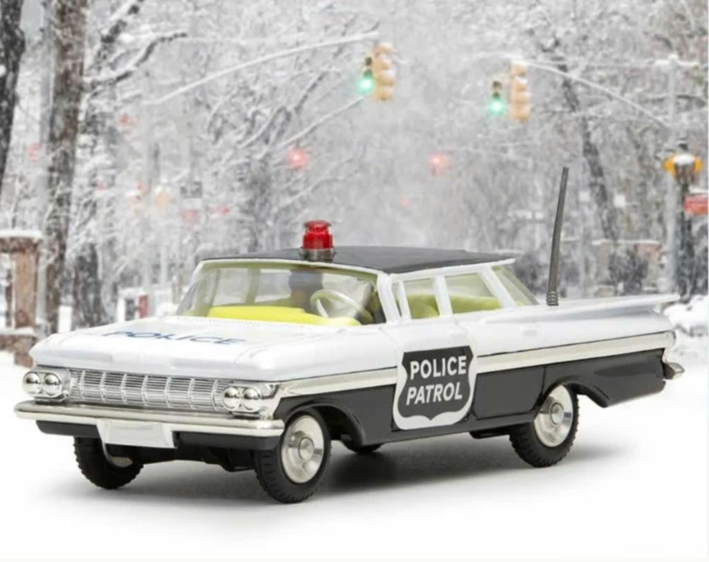 Chevrolet Police Car & 2 cops schaal 1/50 CORGI NEW ref. 481, Verzenden, Nieuw, Auto, Corgi