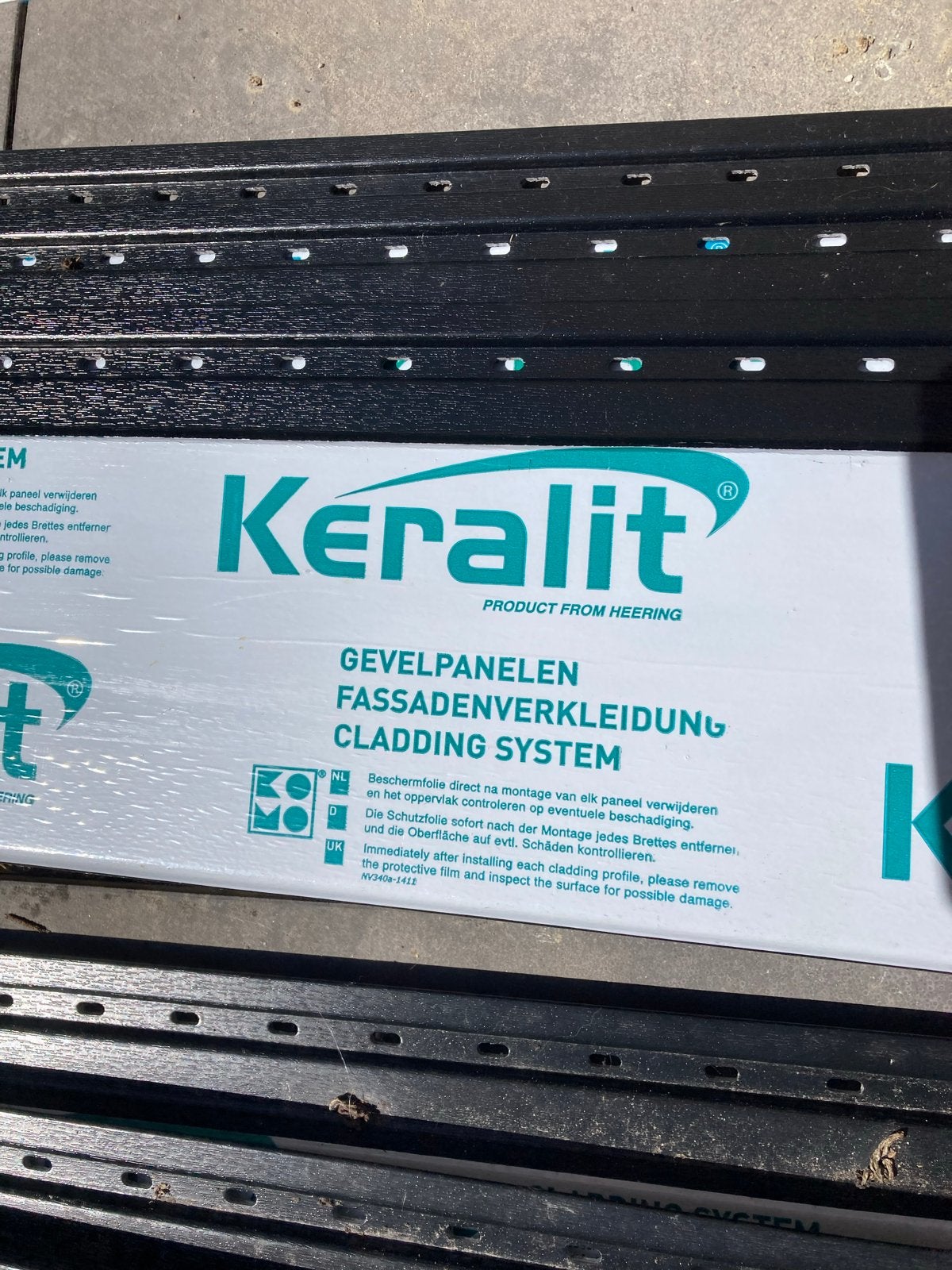 Keralit gevelbekleding - Zwart, Ophalen, Nieuw