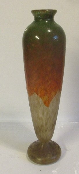 art deco acid etched vaas Schneider Le Verre Francais 46, Ophalen of Verzenden