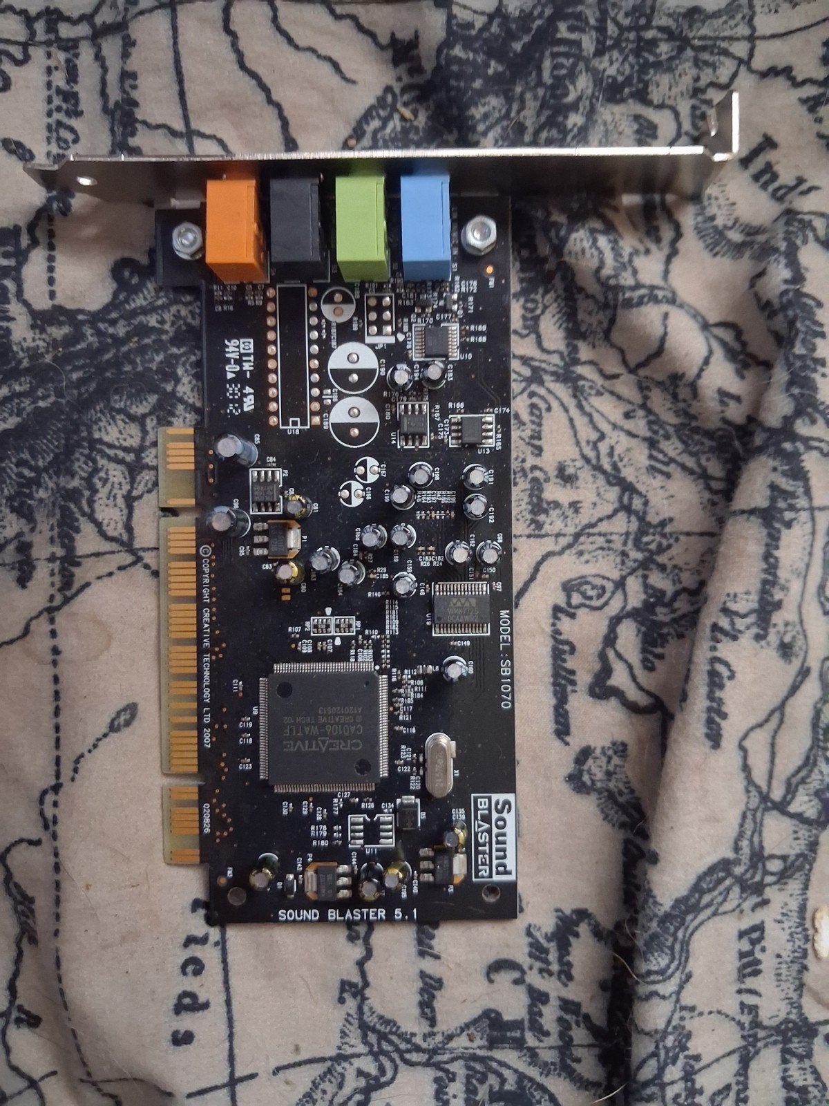 Creative Sound Blaster 5.1 Geluidskaart (SB1070), Computers en Software, Geluidskaarten, Ophalen of Verzenden, Gebruikt, Intern