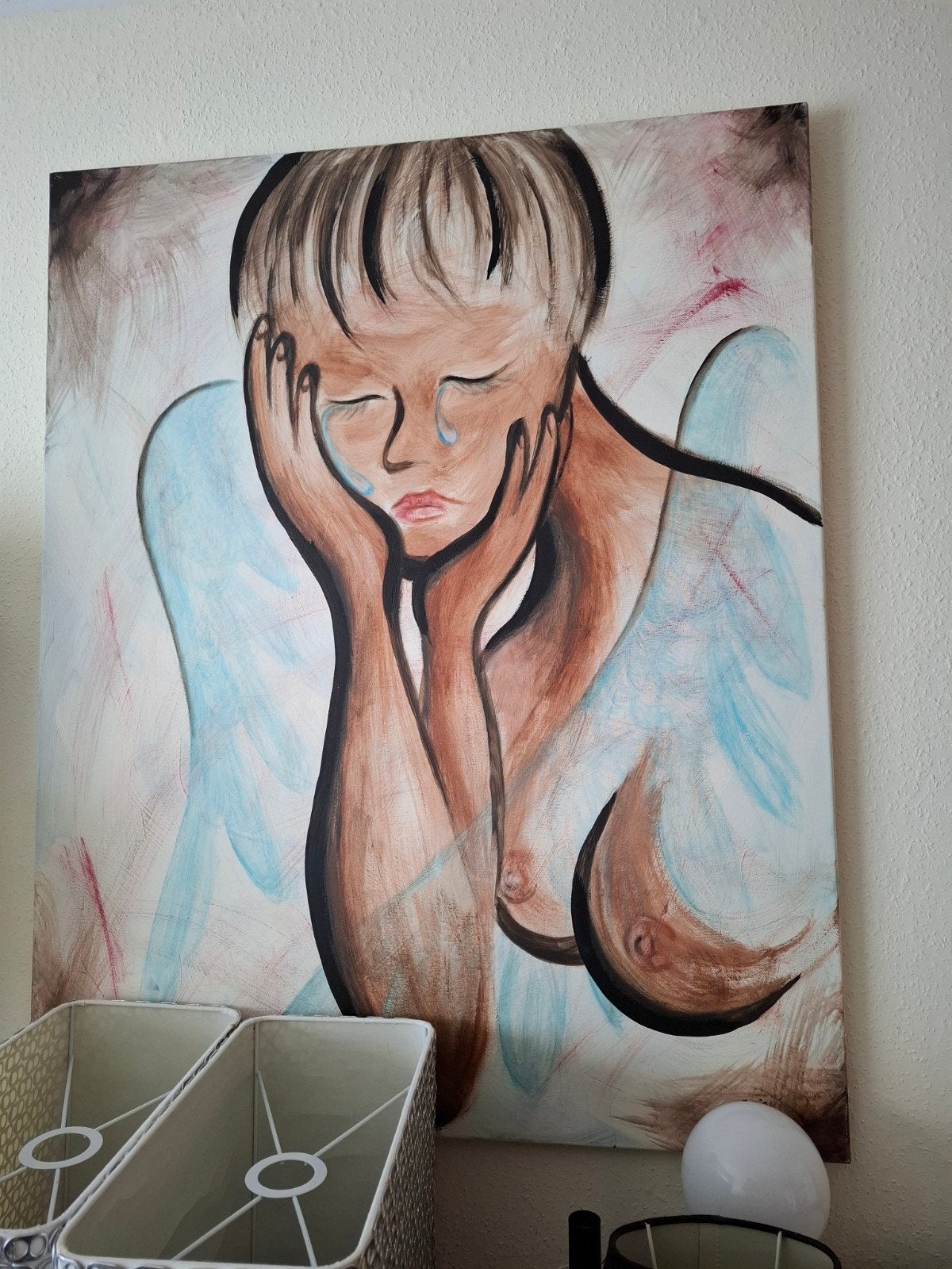 kunst schilderij, Ophalen of Verzenden
