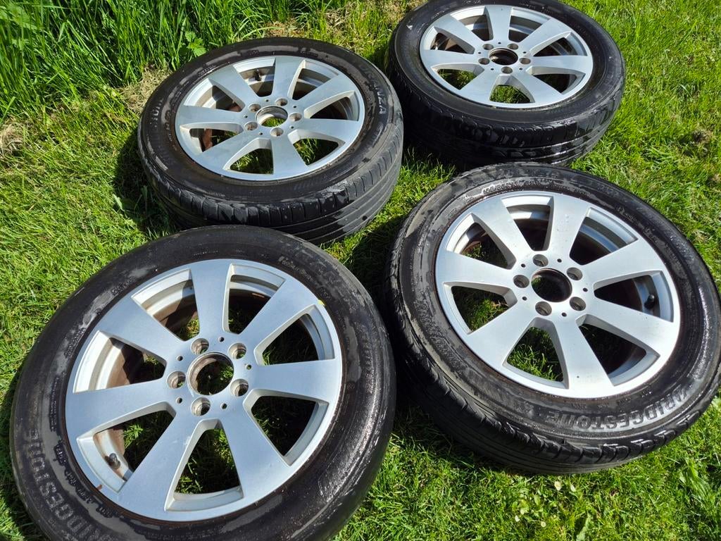 Mercedes C-klasse 16 inch velgen (banden aan vervanging toe), Ophalen, Gebruikt, Velg(en), 16 inch