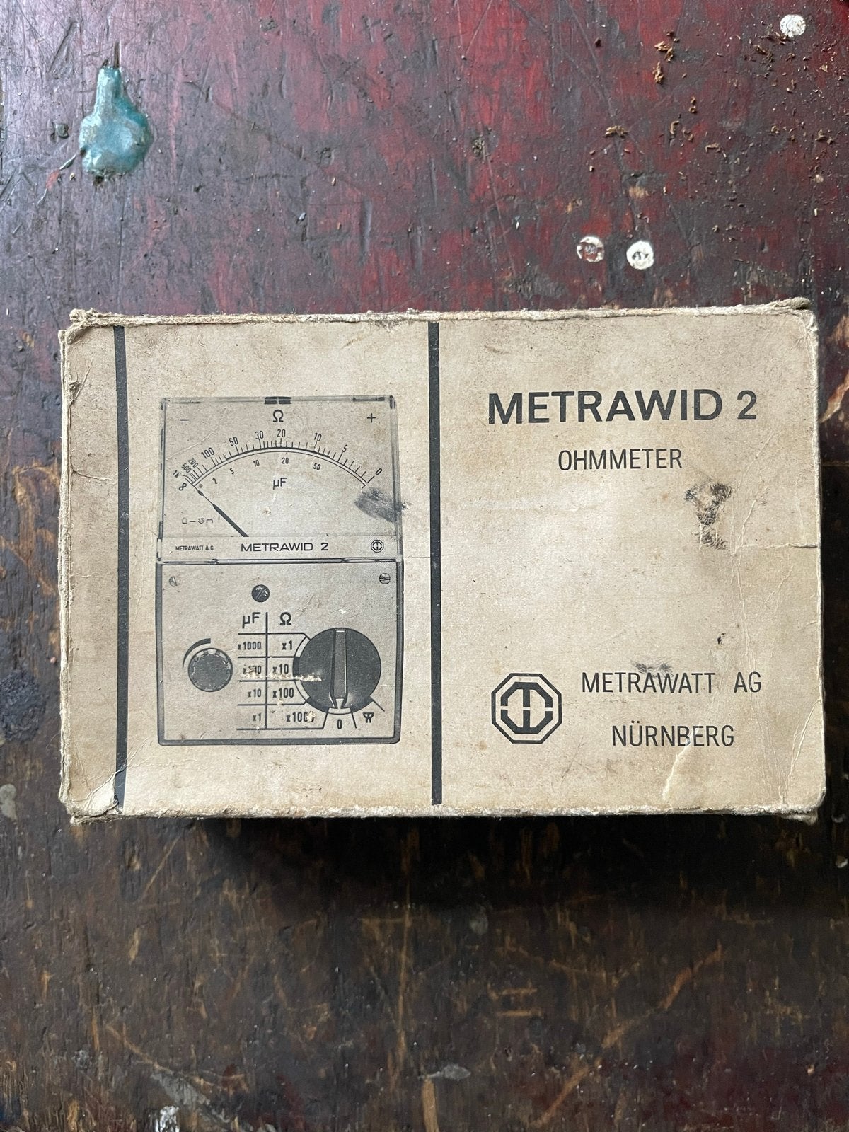 Metrawid 2 Ohmmeter - Metrawatt AG Nürnberg, Ophalen of Verzenden, Gebruikt, Multimeter