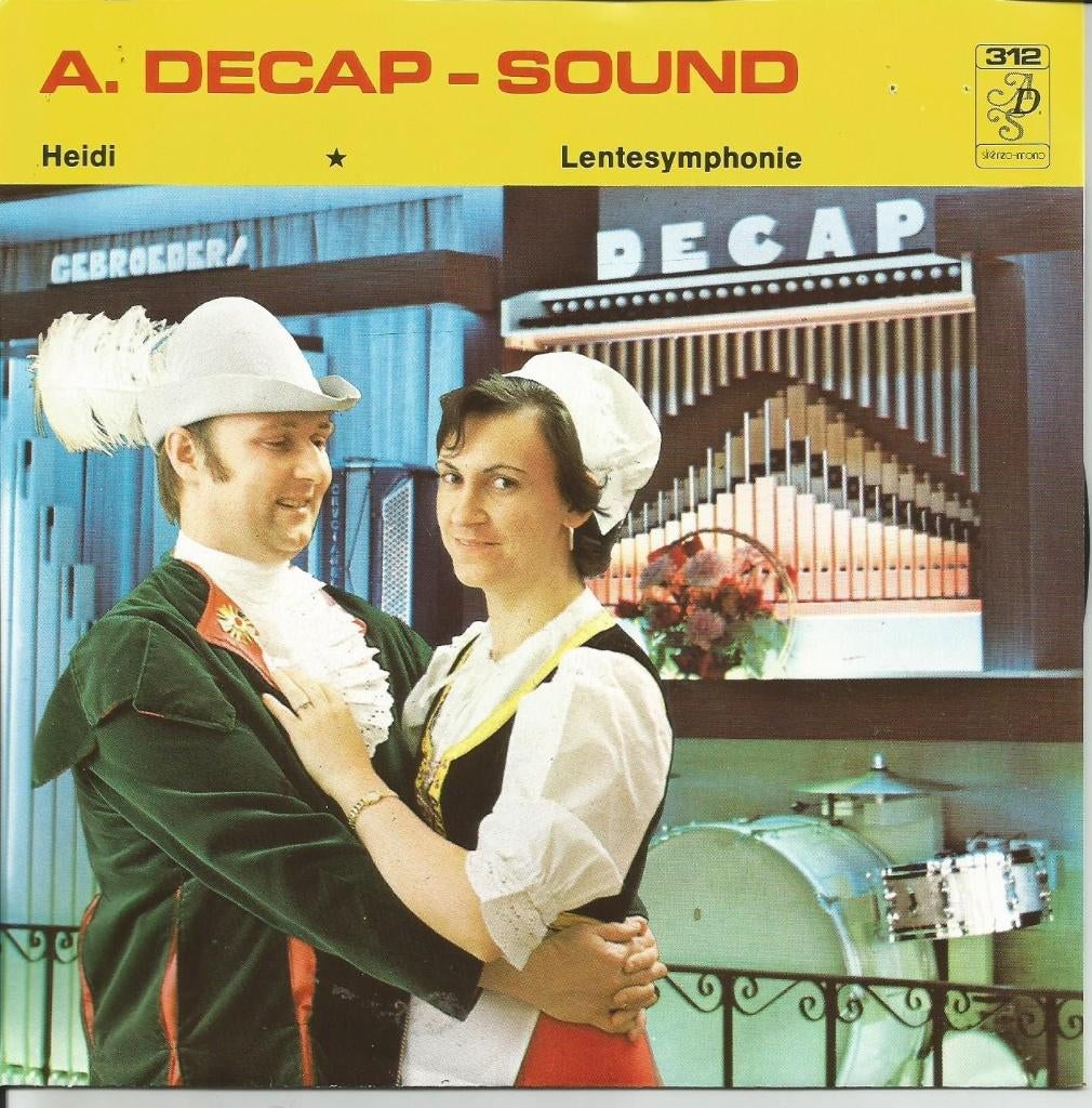 A. Decap-Sound - Heidi / Lentesymphonie, Gebruikt, 7 inch, Single, Ophalen of Verzenden