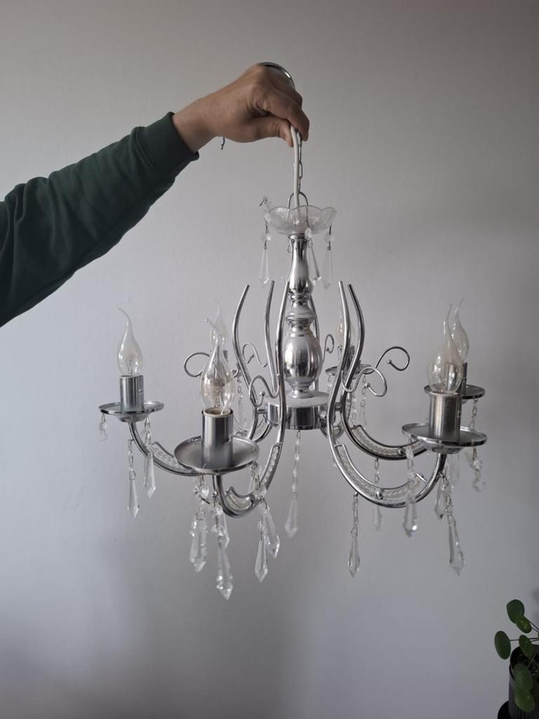 Kroonluchter, Ophalen, Zo goed als nieuw, Minder dan 50 cm