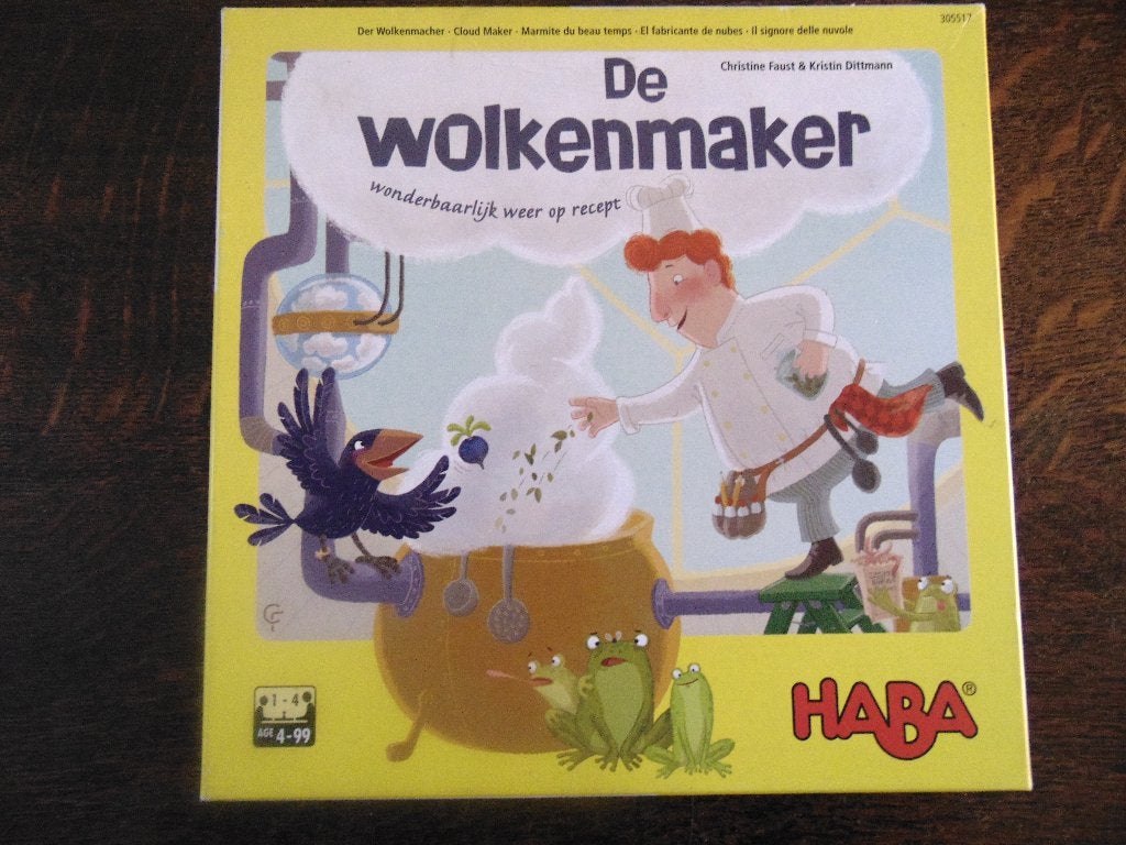 De Wolkenmaker Spel van Haba, Een of twee spelers, Ophalen of Verzenden, Gebruikt, HABA