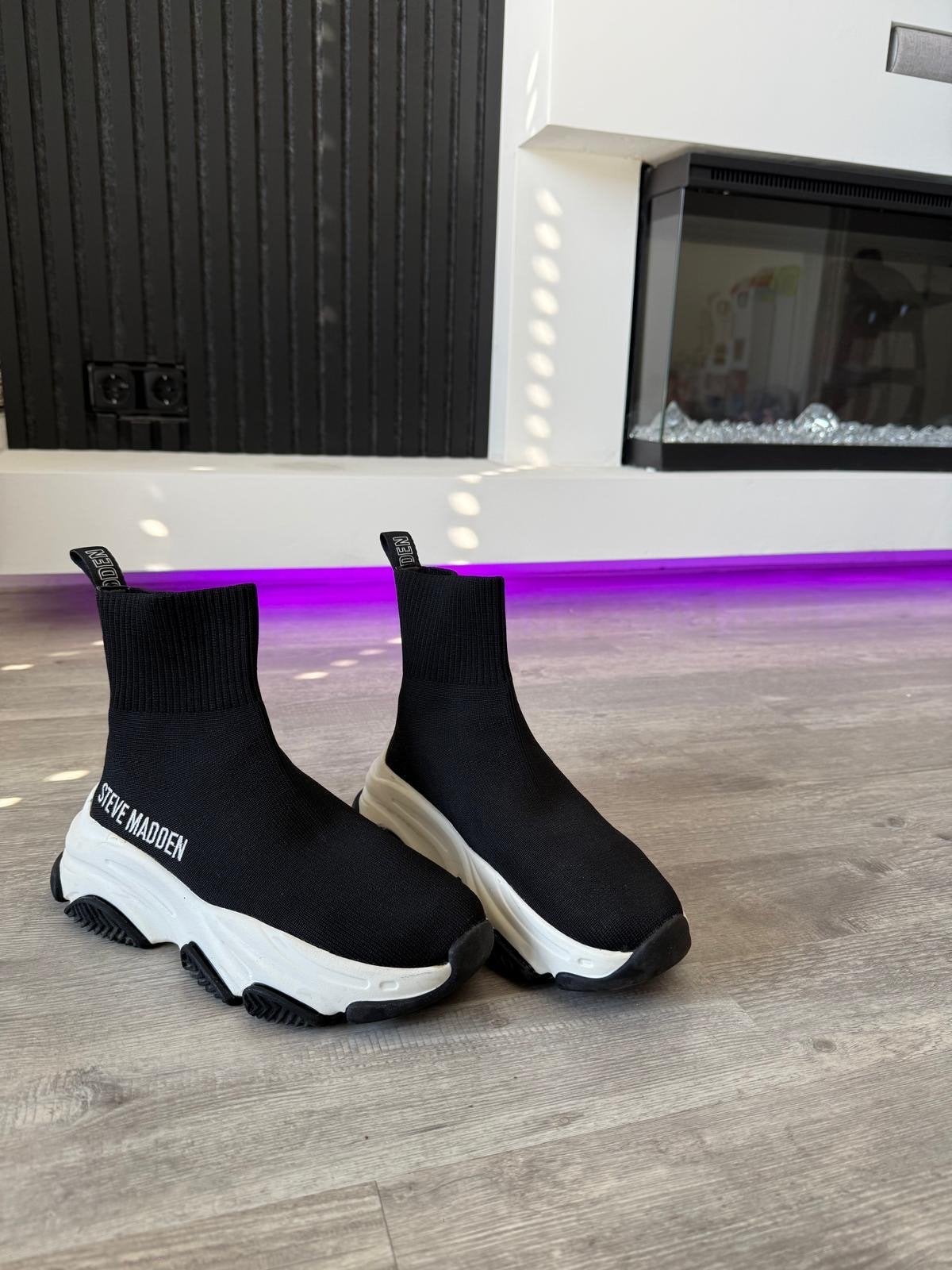 Steve Madden Prodigy Sneakers Maat 38, Ophalen of Verzenden, Zo goed als nieuw, Zwart, Sneakers of Gympen