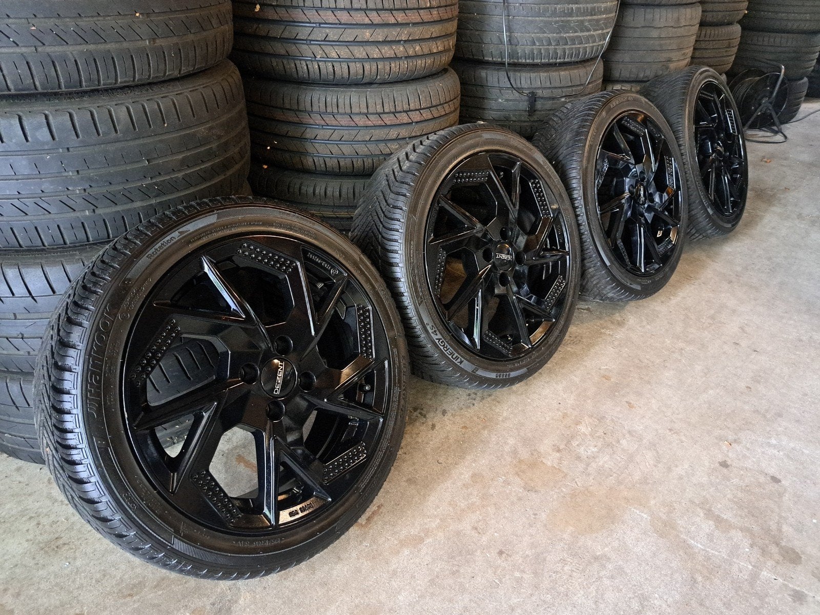 Fiat 500 16 Inch Velgen met Hankook All Season banden, Auto-onderdelen, Ophalen, Gebruikt, 16 inch, Banden en Velgen