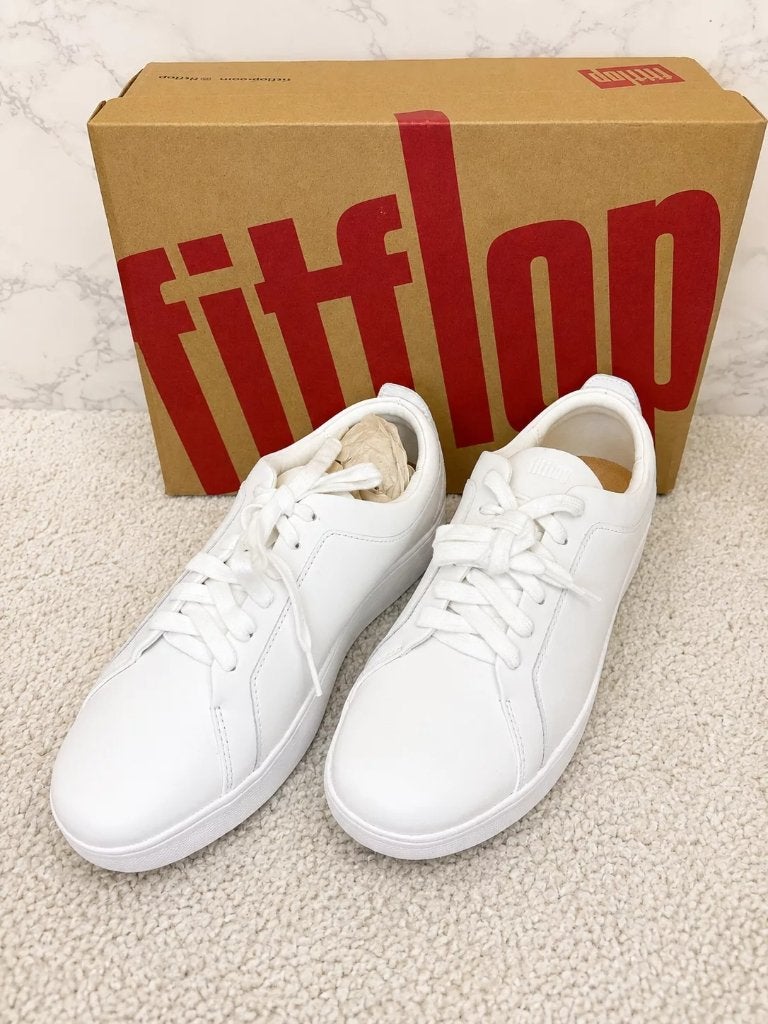 FitFlop Rally leren sneakers Urban White maat 39, Verzenden, Wit, Nieuw, Sneakers of Gympen