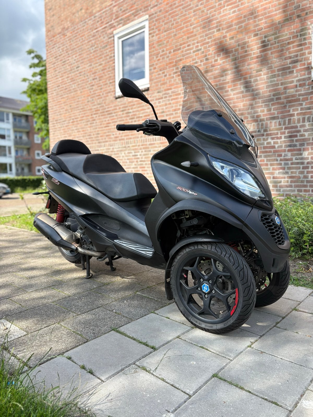 Piaggio MP3 500 HPE Sport ASR ABS - Zwart - 2019, Motoren, Occasion, Motorrijbewijs A, Particulier, Automaat