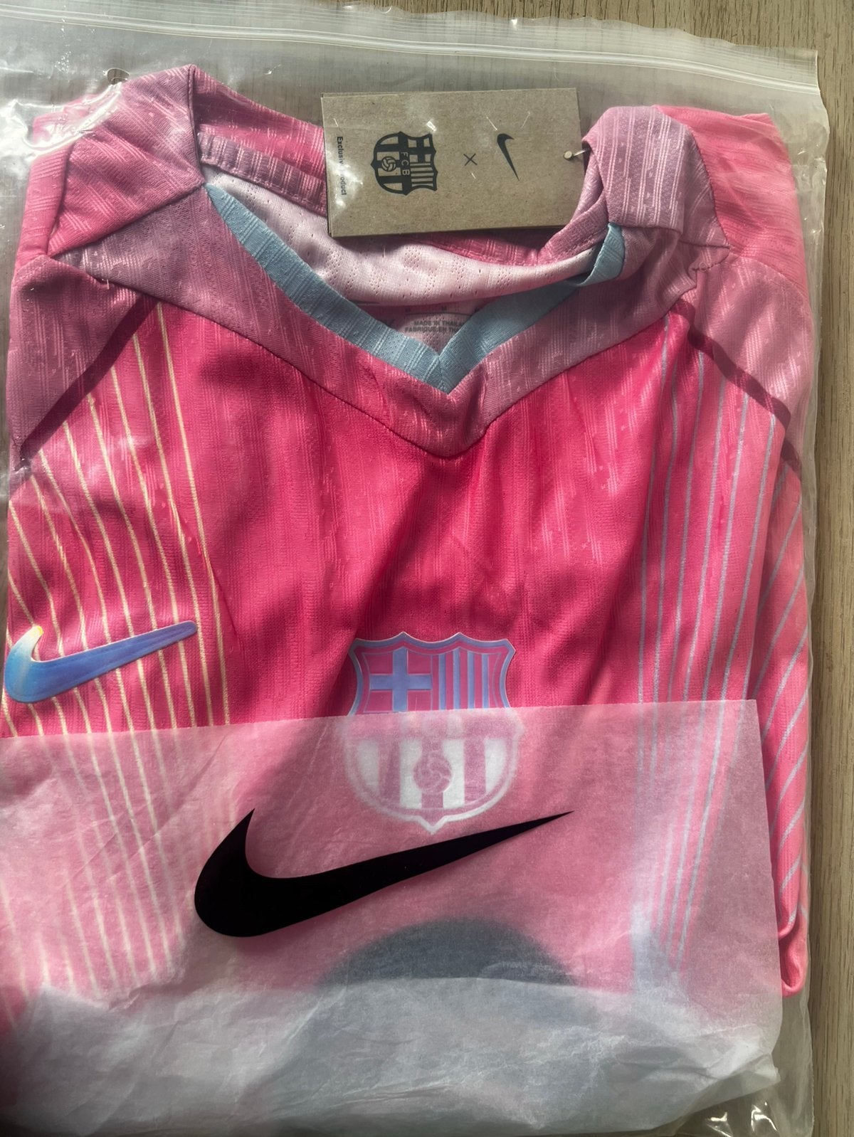 Nike FC Barcelona Voetbalshirt Roze - Nieuw met labels, Maat 38/40 (M), Overige typen, Nieuw, Ophalen of Verzenden