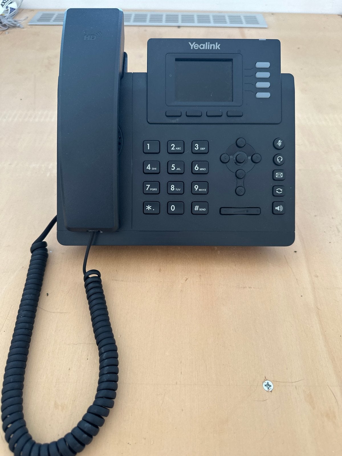 Yealink SIP-T33P IP-telefoon met handleiding, Ophalen of Verzenden, Zo goed als nieuw, 1 handset