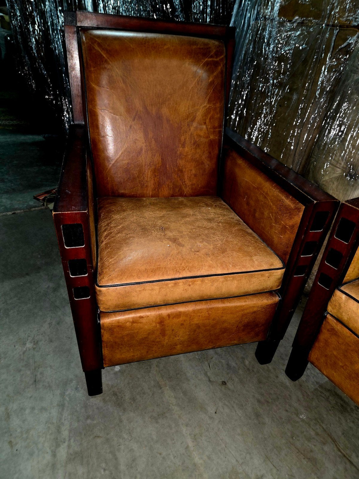 2 schapenleren fauteuils klassiek + BEZORGING GRATIS, Ophalen of Verzenden