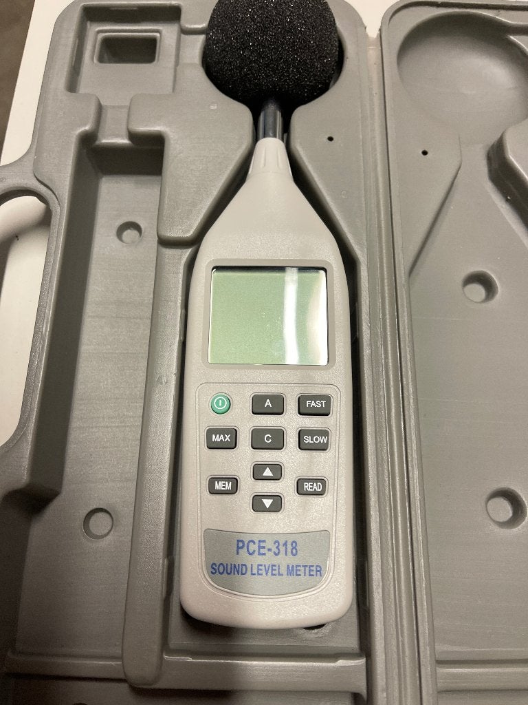 PCE-318 sound level meter geluidsmeter met koffer en handl., Ophalen of Verzenden, Nieuw, Geluid