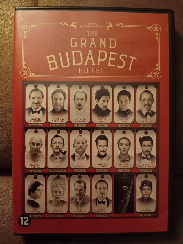 The grand budapest hotel dvd, Ophalen of Verzenden, Zo goed als nieuw, Overige formaten