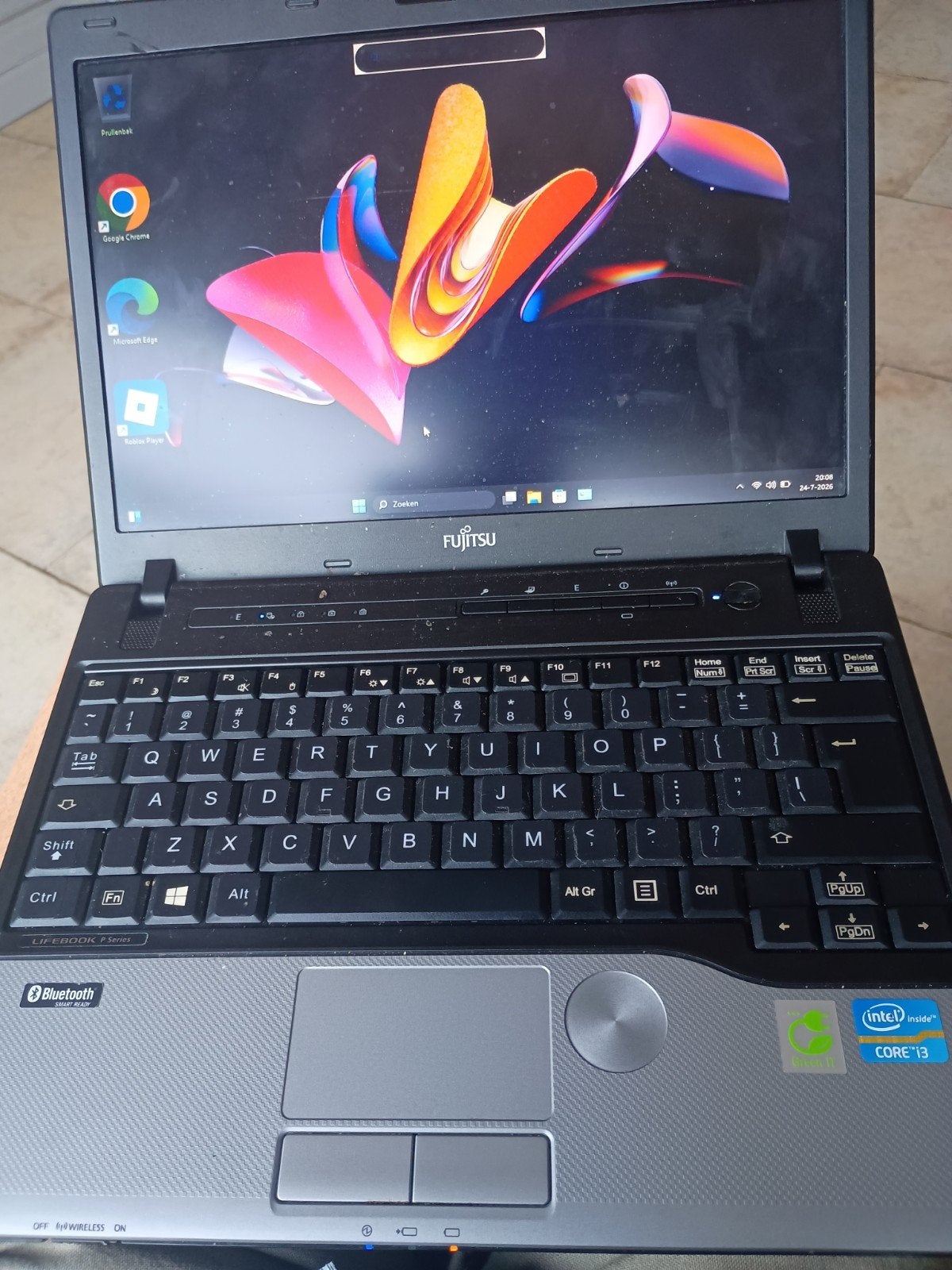 Fujitsu Lifebook P702 Laptop met Windows 11 - Intel Core i3, Ophalen of Verzenden