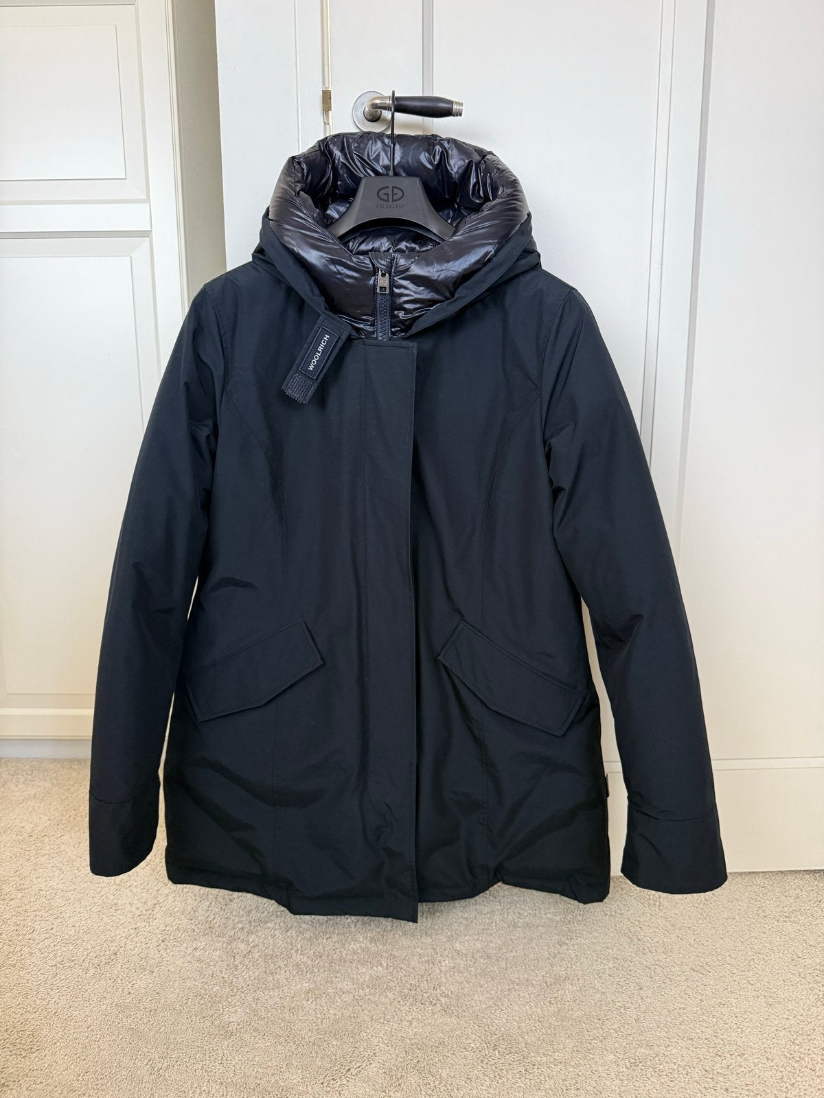 Nieuwe Woolrich Parka XXL - Donkerblauw, Ophalen of Verzenden, Nieuw, Maat 46/48 (XL) of groter, Blauw