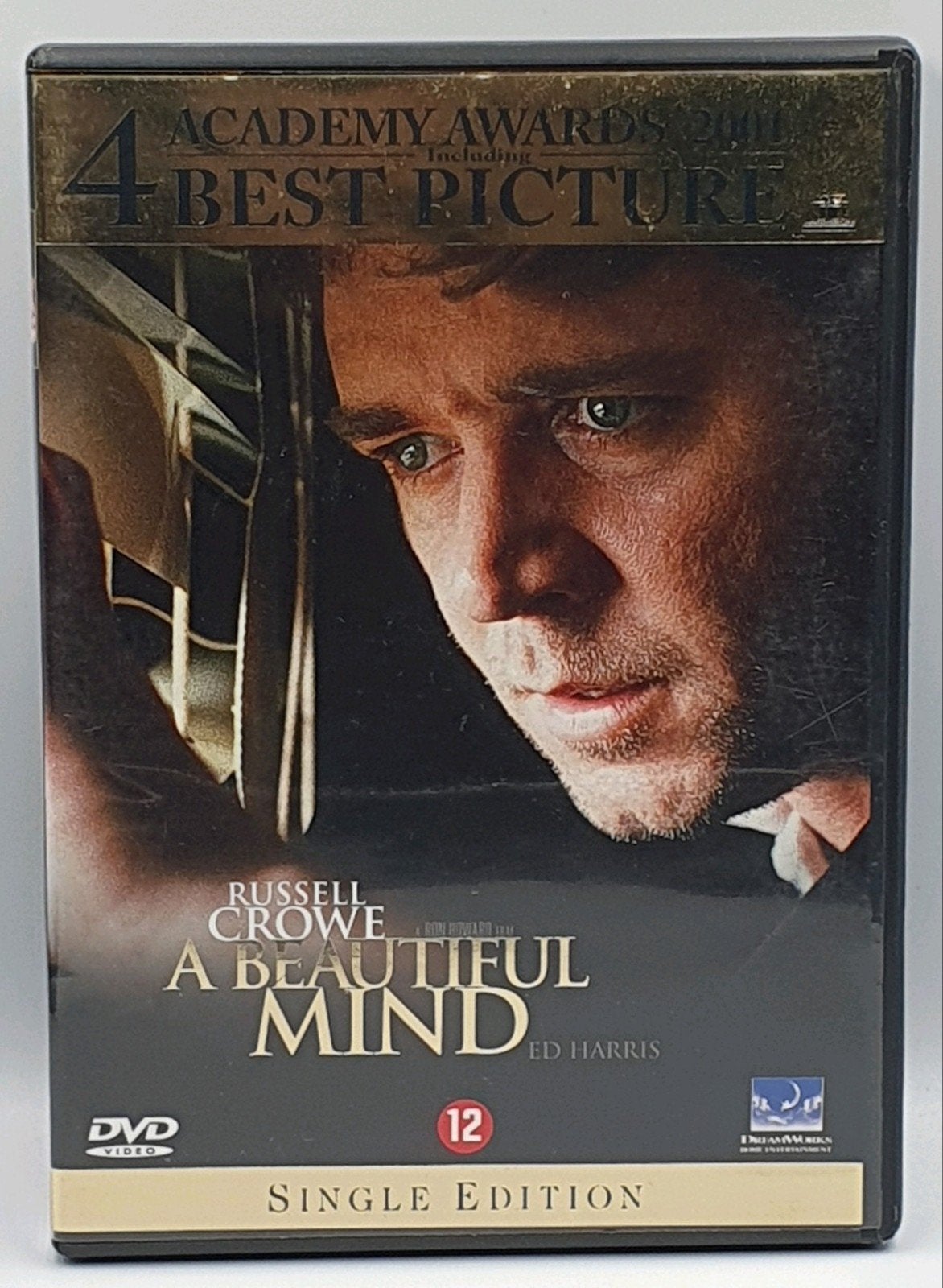 Te koop: A Beautiful Mind DVD - Single Edition, Cd's en Dvd's, Dvd's | Drama, Vanaf 12 jaar, Ophalen of Verzenden, Gebruikt, Waargebeurd drama