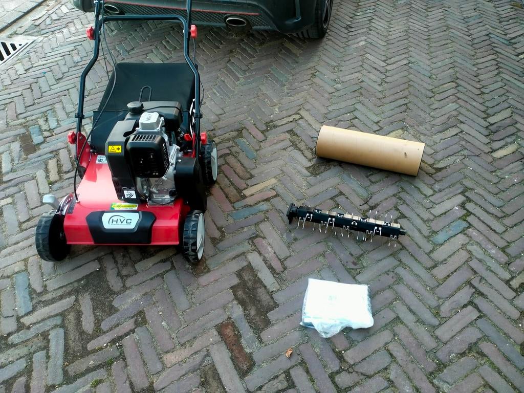 HVC VB400 2-in-1 Benzine Verticuteermachine, Tuin en Terras, Verticuteermachines, Ophalen of Verzenden, Nieuw, Benzine, HVC Garden Machinery