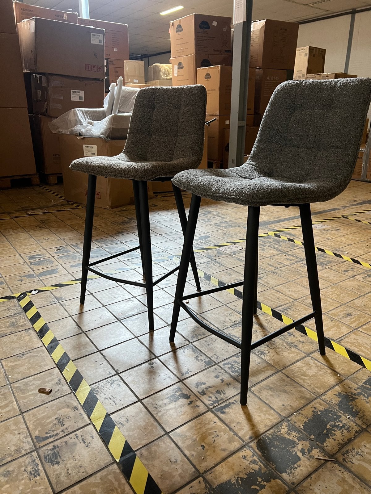 Barkrukken set van 2, Huis en Inrichting, Barkrukken, 2 krukken, Ophalen, Zo goed als nieuw, 60 tot 90 cm