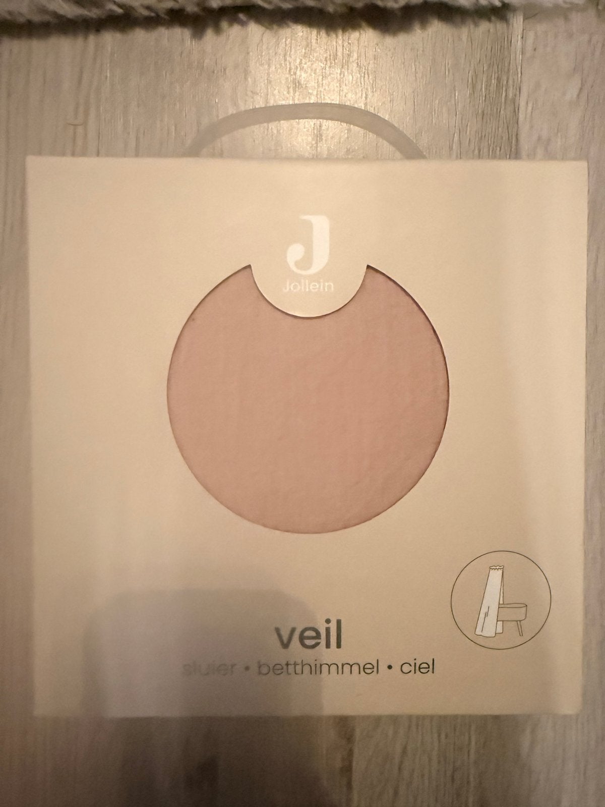 Jollein sluier/betthimmel voor babybed - Nieuw, Ophalen of Verzenden, Nieuw, Overige typen