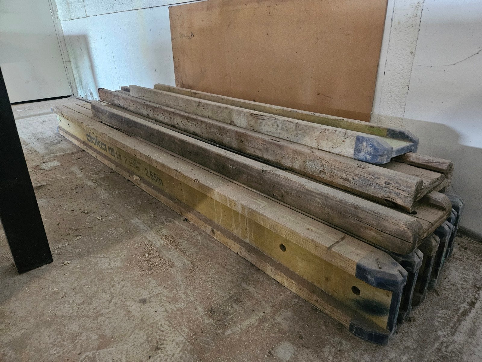 Steigerplanken 260 cm en kleinere maten, Ophalen, Gebruikt, 250 tot 300 cm, Plank