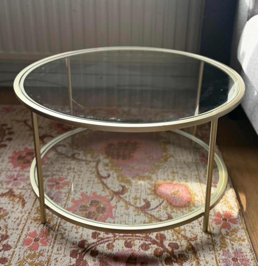 Maison du Monde salontafel, Ophalen, 50 tot 100 cm, Rond, 50 tot 100 cm